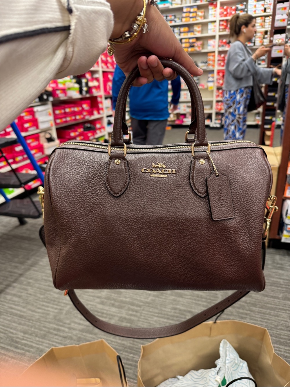 Coach Maple Large Rowan BRAND NEW - Picture 1 of 7